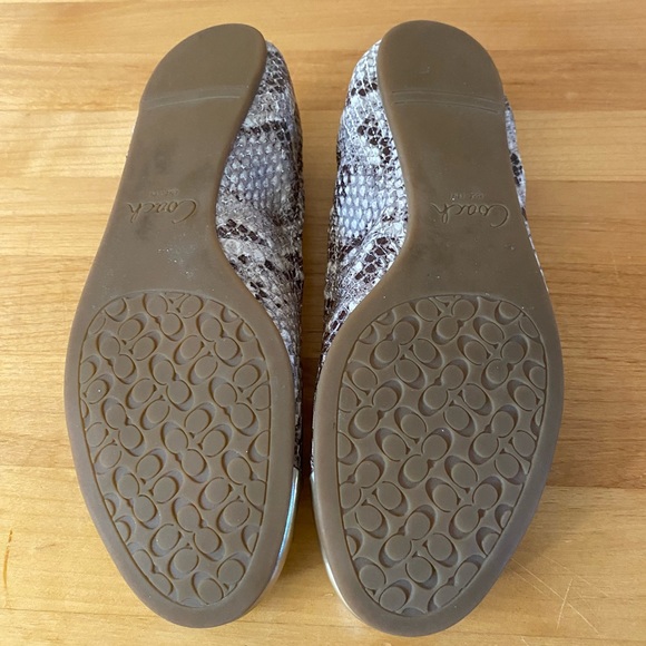 Coach snakeskin flats - Picture 3 of 7